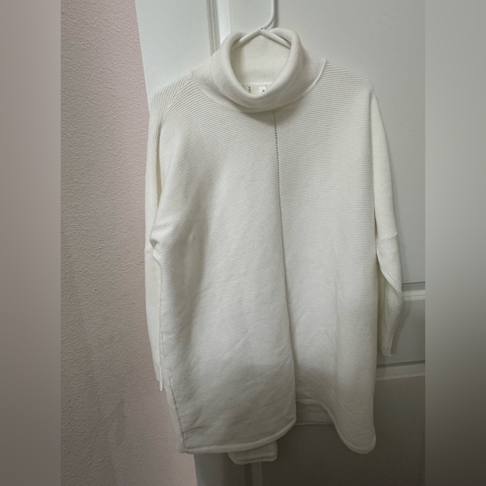 Turtleneck Ribbed Sweater Dress